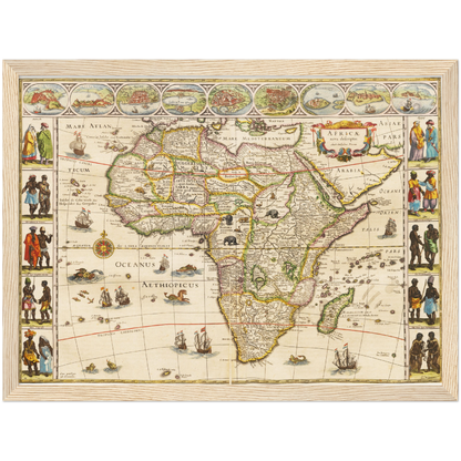 Historical city map  Test product horizontal 3 sizes