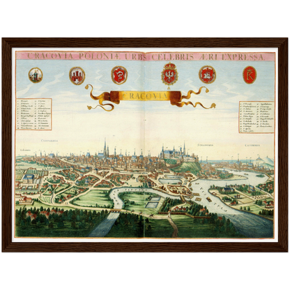 Historical city map  Test product horizontal 3 sizes