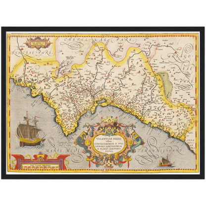 Historical city map  Test product horizontal 3 sizes