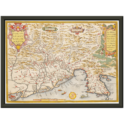 Historical city map  Test product horizontal 3 sizes