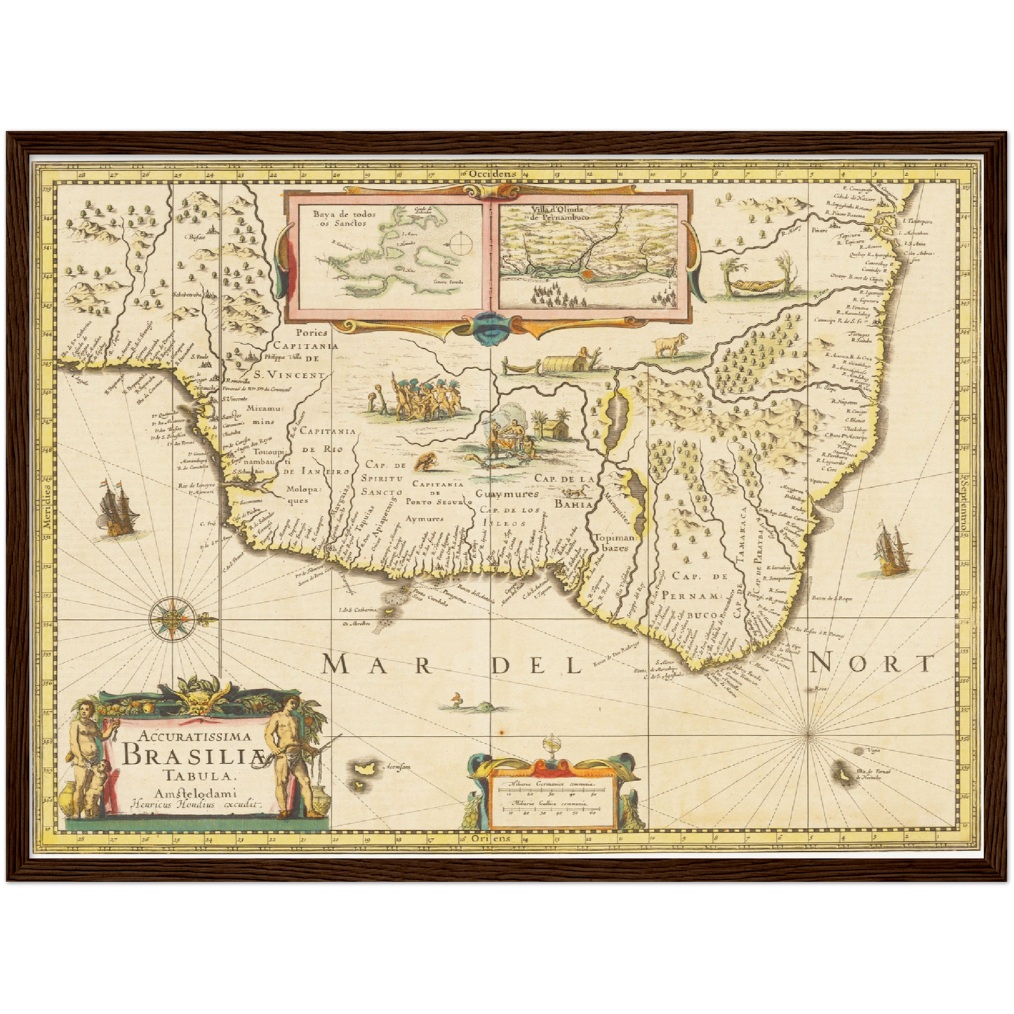 Brasilien um 1638