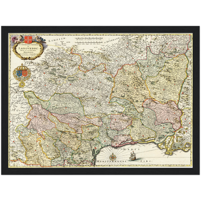 Historical city map  Test product horizontal 3 sizes