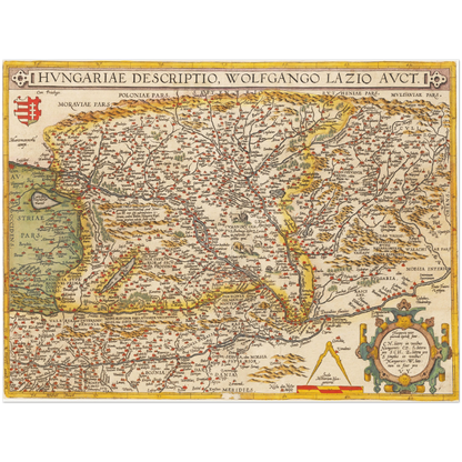 Historical city map  Test product horizontal 3 sizes