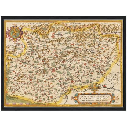 Historical city map  Test product horizontal 3 sizes
