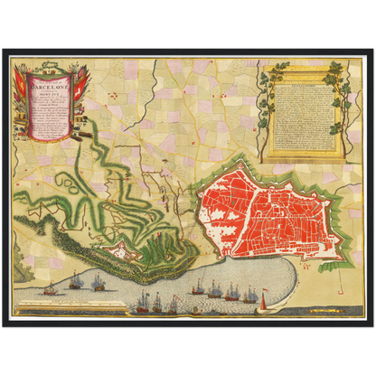 Historical city map  Test product horizontal 3 sizes
