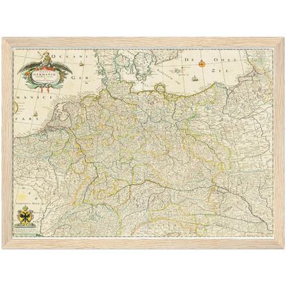 Historical city map  Test product horizontal 3 sizes