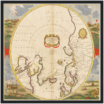 Historical city map  Test product horizontal 3 sizes