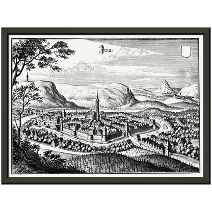 Historical city map  Test product horizontal 3 sizes