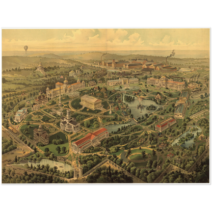 Historical city map  Test product horizontal 3 sizes