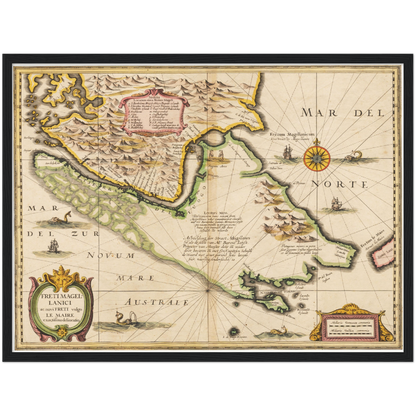 Historical city map  Test product horizontal 3 sizes