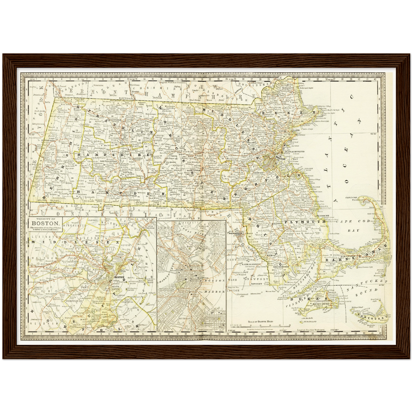 Historical city map  Test product horizontal 3 sizes