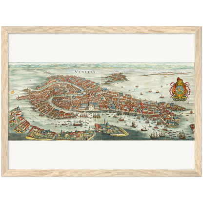 Historical city map  Test product horizontal 3 sizes