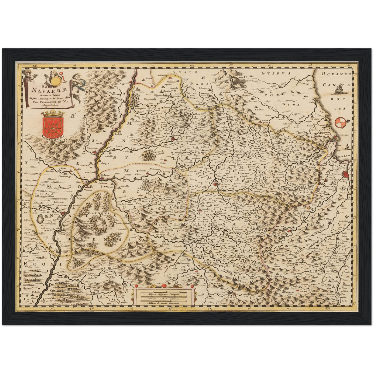 Historical city map  Test product horizontal 3 sizes