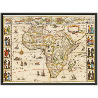 Historical city map  Test product horizontal 3 sizes