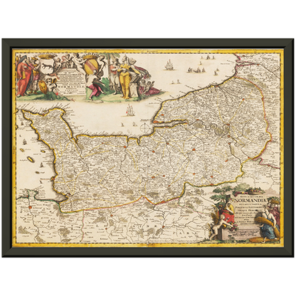 Historical city map  Test product horizontal 3 sizes