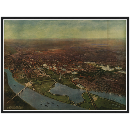 Historical city map  Test product horizontal 3 sizes