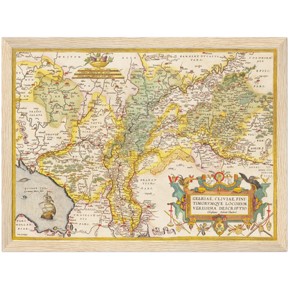 Historical city map  Test product horizontal 3 sizes