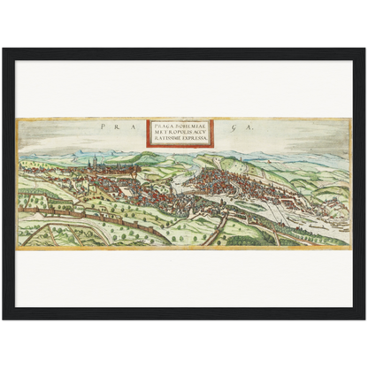 Historical city map  Test product horizontal 3 sizes