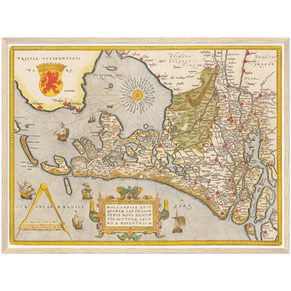 Historical city map  Test product horizontal 3 sizes