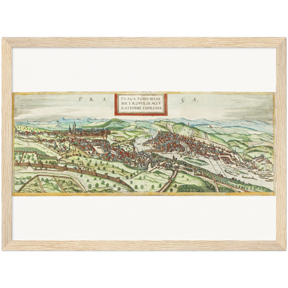 Historical city map  Test product horizontal 3 sizes