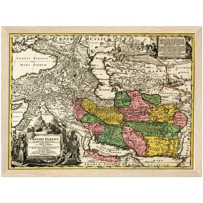 Historical city map  Test product horizontal 3 sizes