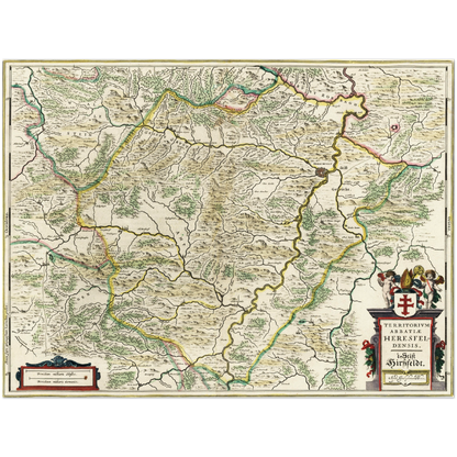 Historical city map  Test product horizontal 3 sizes