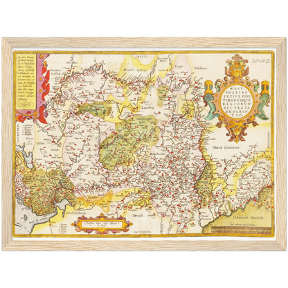 Historical city map  Test product horizontal 3 sizes