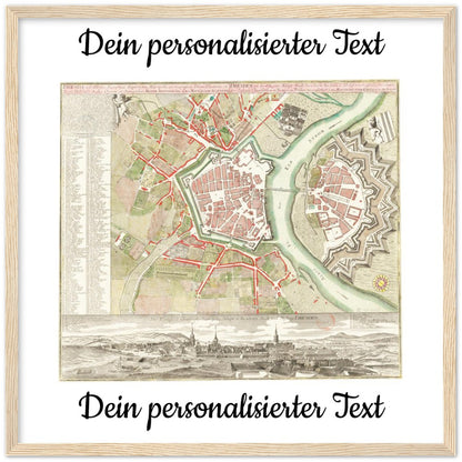 Personalisierte historische deutsche Stadtansichten