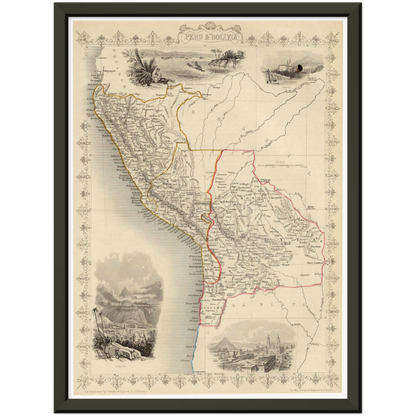 Bolivien & Peru um 1850