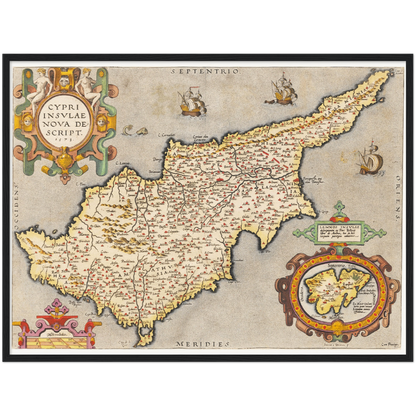 Historical city map  Test product horizontal 3 sizes