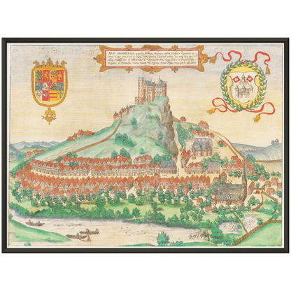 Historical city map  Test product horizontal 3 sizes