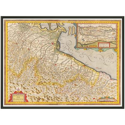 Historical city map  Test product horizontal 3 sizes