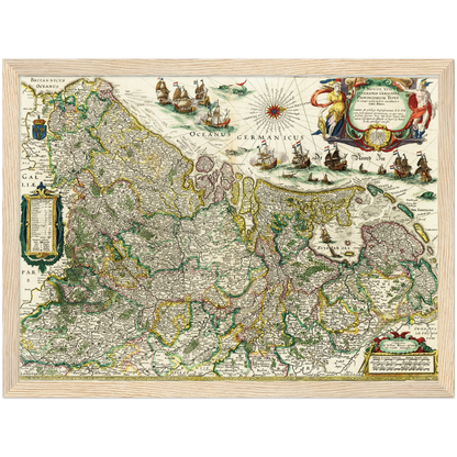 Historical city map  Test product horizontal 3 sizes