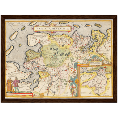 Historical city map  Test product horizontal 3 sizes