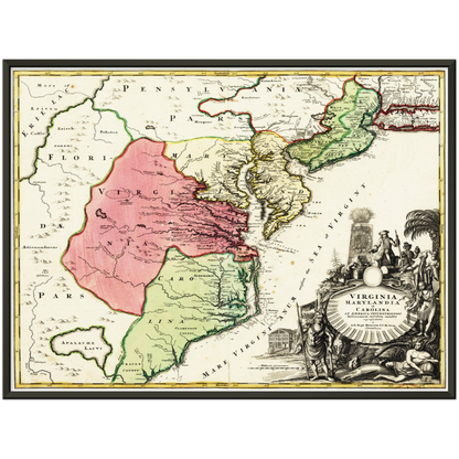 Historical city map  Test product horizontal 3 sizes