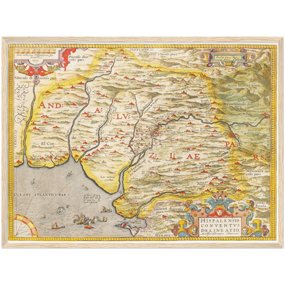 Historical city map  Test product horizontal 3 sizes