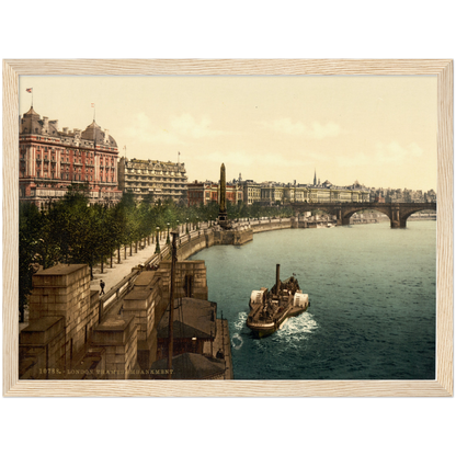 London Themse um 1895
