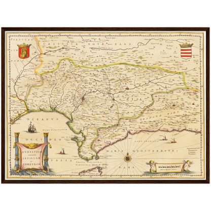 Historical city map  Test product horizontal 3 sizes