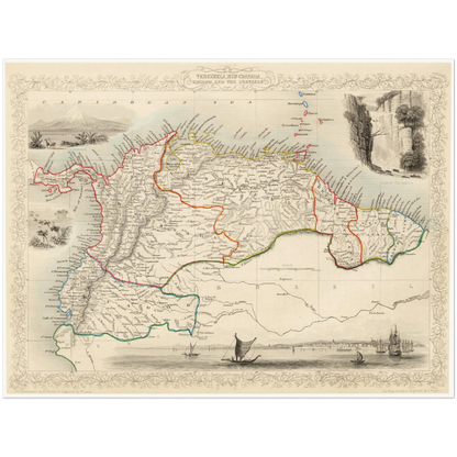Kolumbien & Venezuela um 1850
