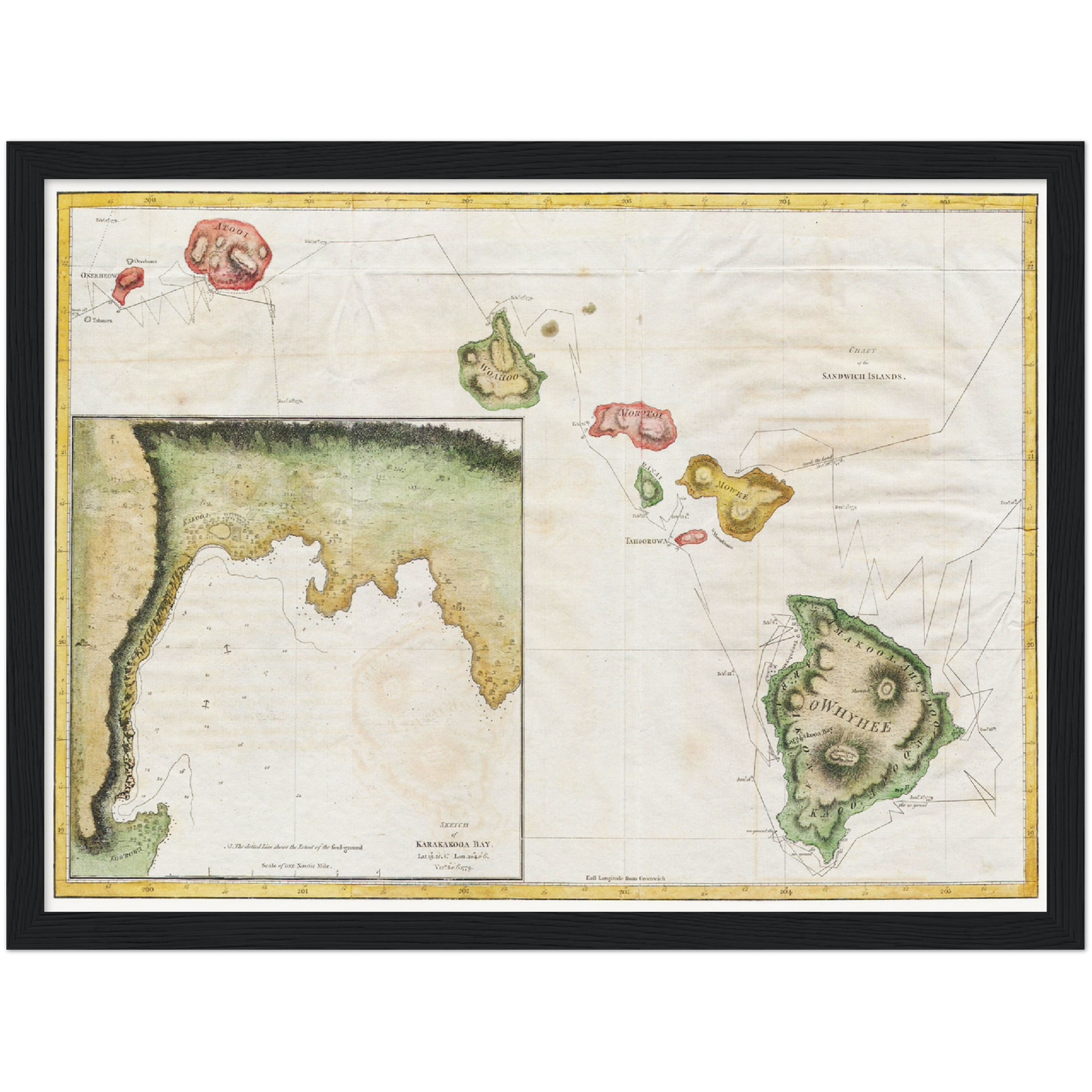 Historical city map  Test product horizontal 3 sizes