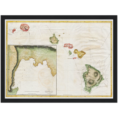 Historical city map  Test product horizontal 3 sizes