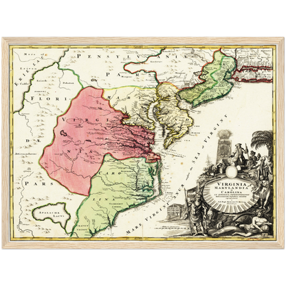 Historical city map  Test product horizontal 3 sizes