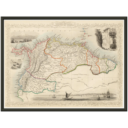 Kolumbien & Venezuela um 1850