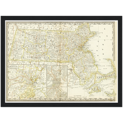Historical city map  Test product horizontal 3 sizes