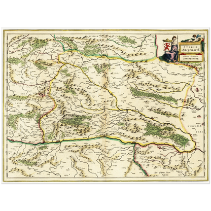 Historical city map  Test product horizontal 3 sizes