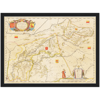 Historical city map  Test product horizontal 3 sizes