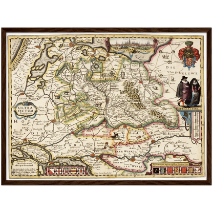 Historical city map  Test product horizontal 3 sizes