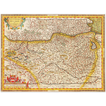 Historical city map  Test product horizontal 3 sizes