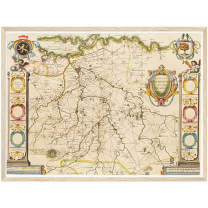 Historical city map  Test product horizontal 3 sizes