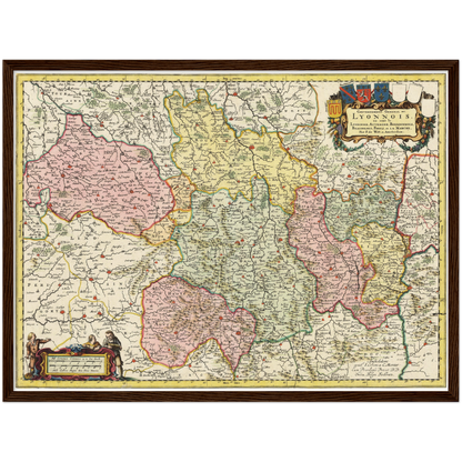 Historical city map  Test product horizontal 3 sizes